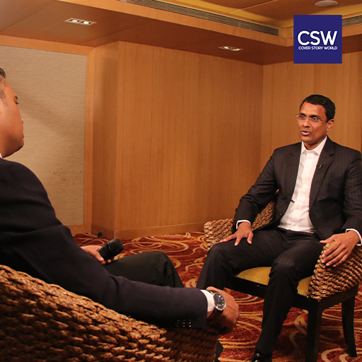 Senior executive interview at The Cover Story World White Page International Conclave